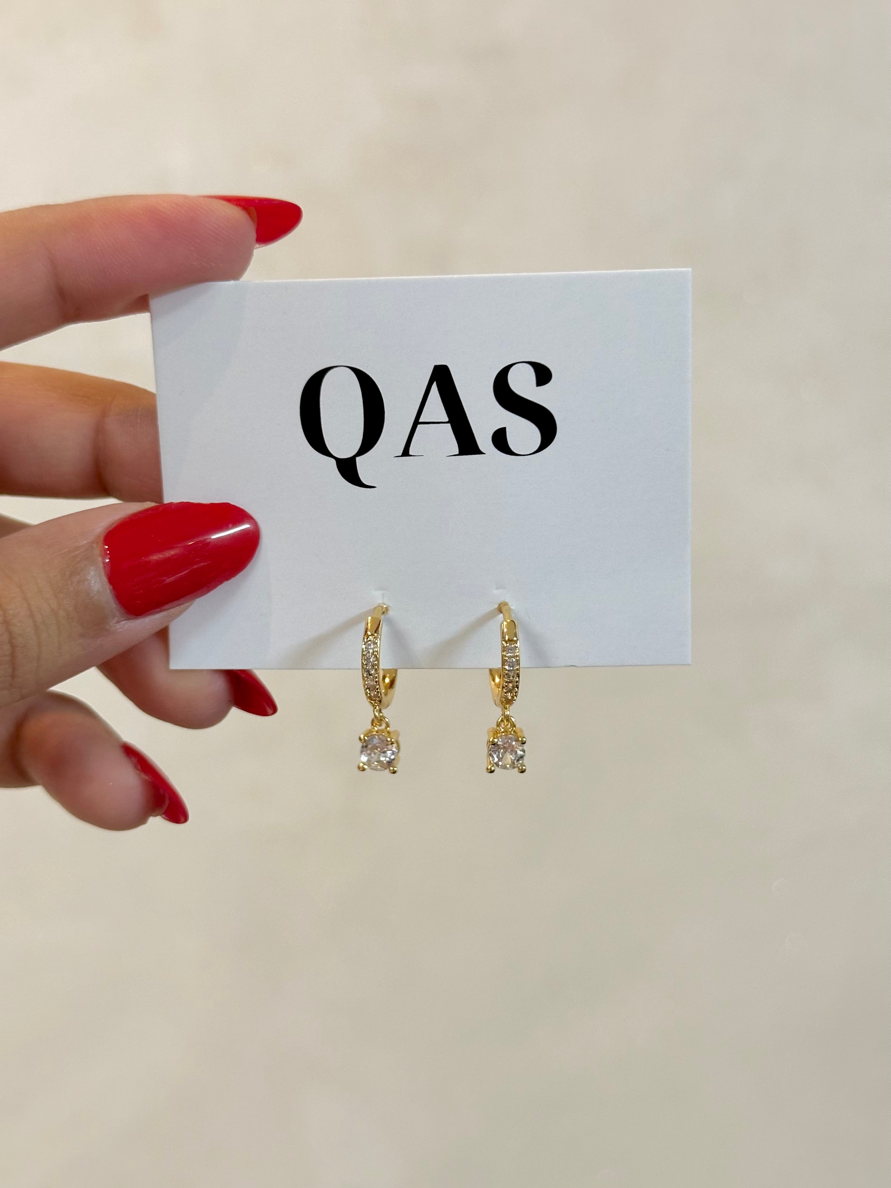 Halo Drop Earrings