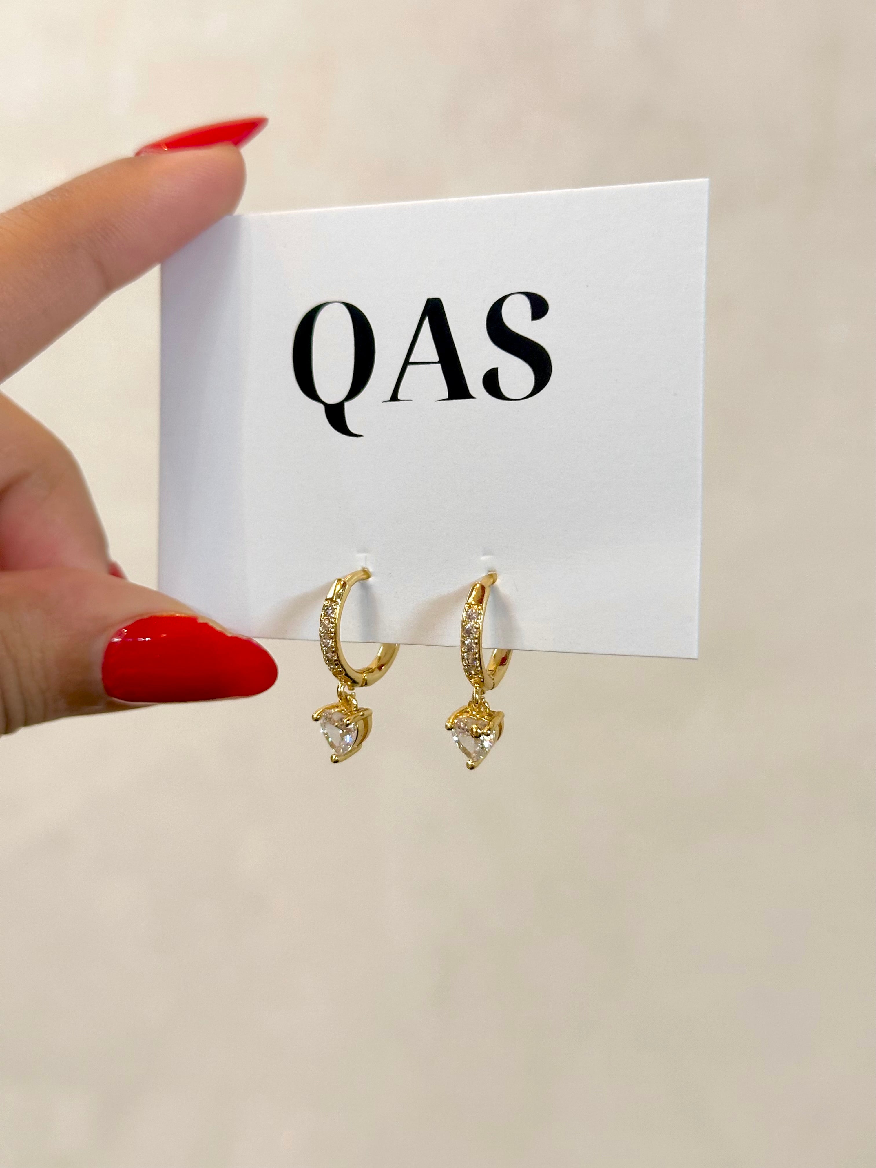 Sweetheart Drop Earrings