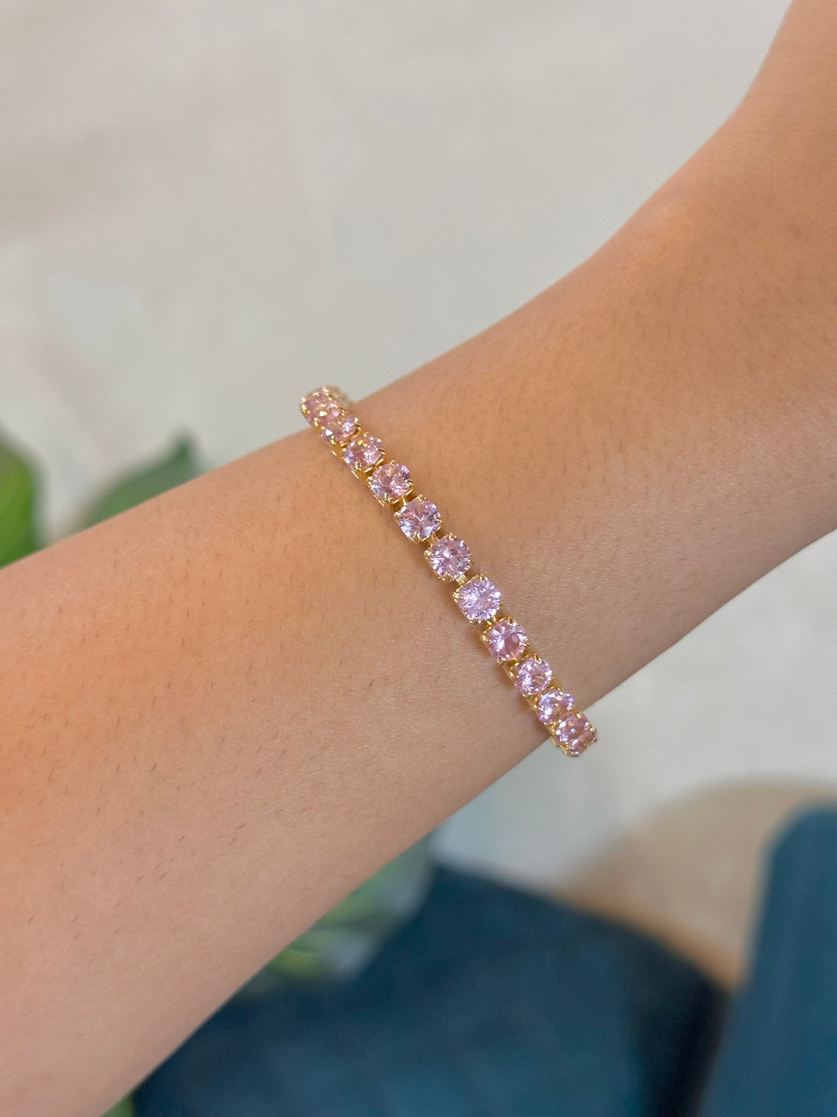 Diana Pink Please Tennis Bracelet