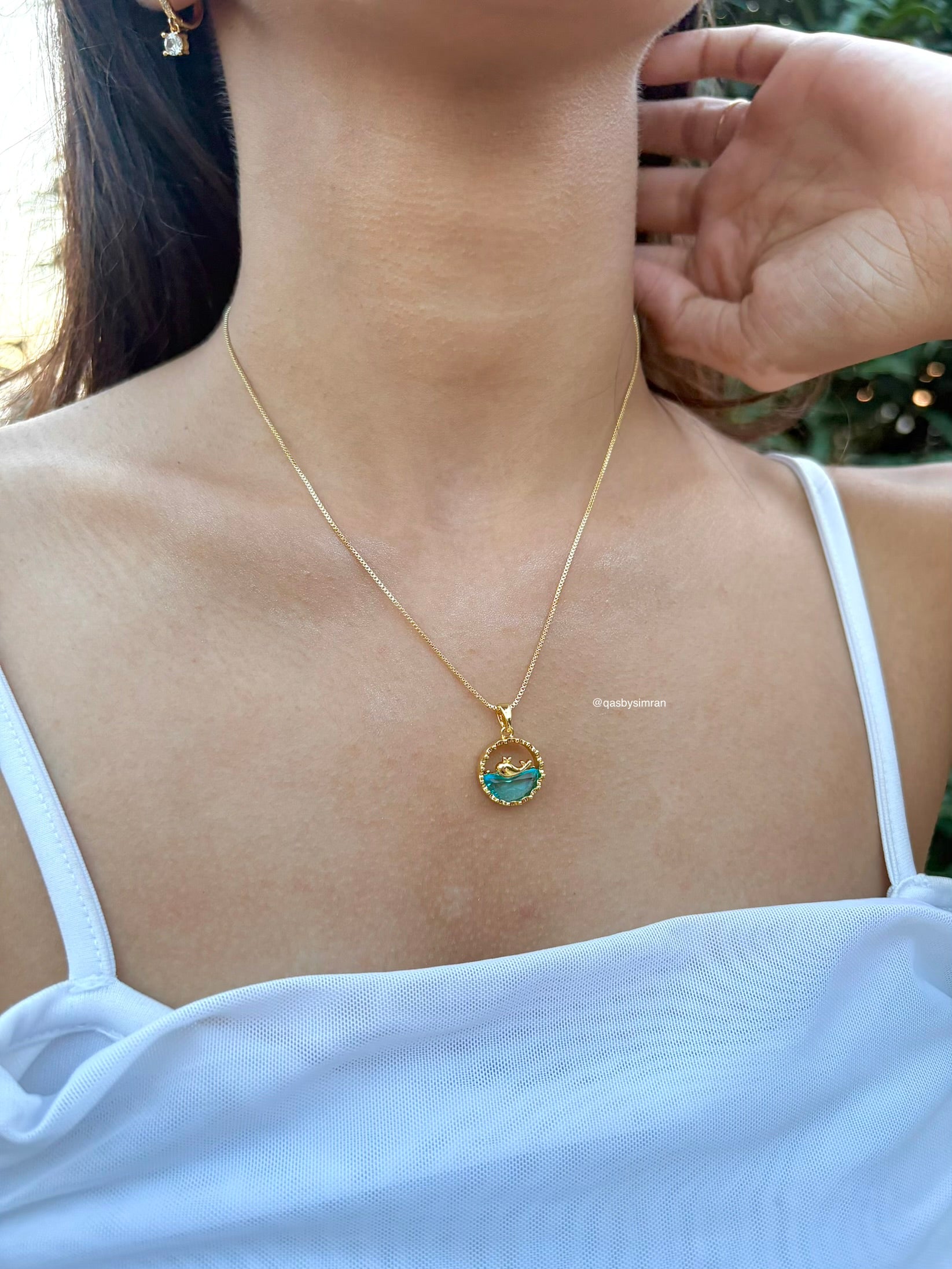 Dolphie Blue Crush Necklace