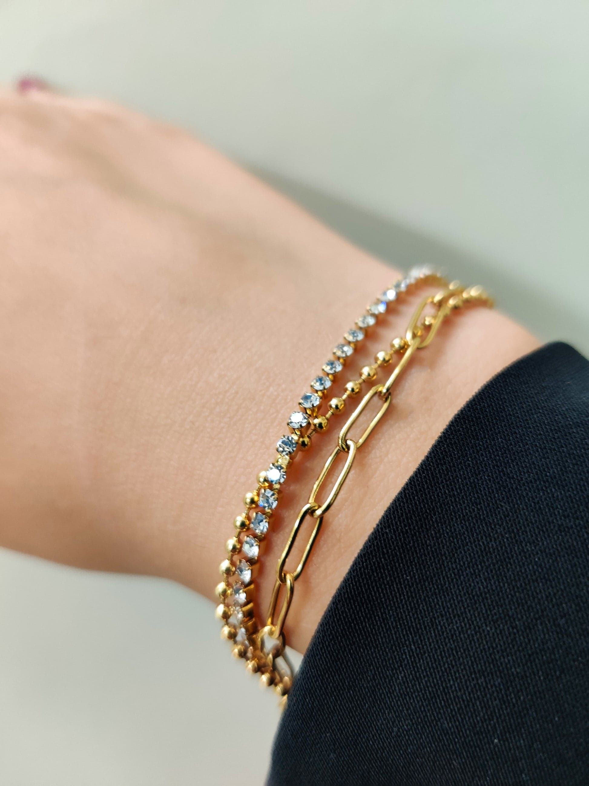 Tennis Layered Bracelet