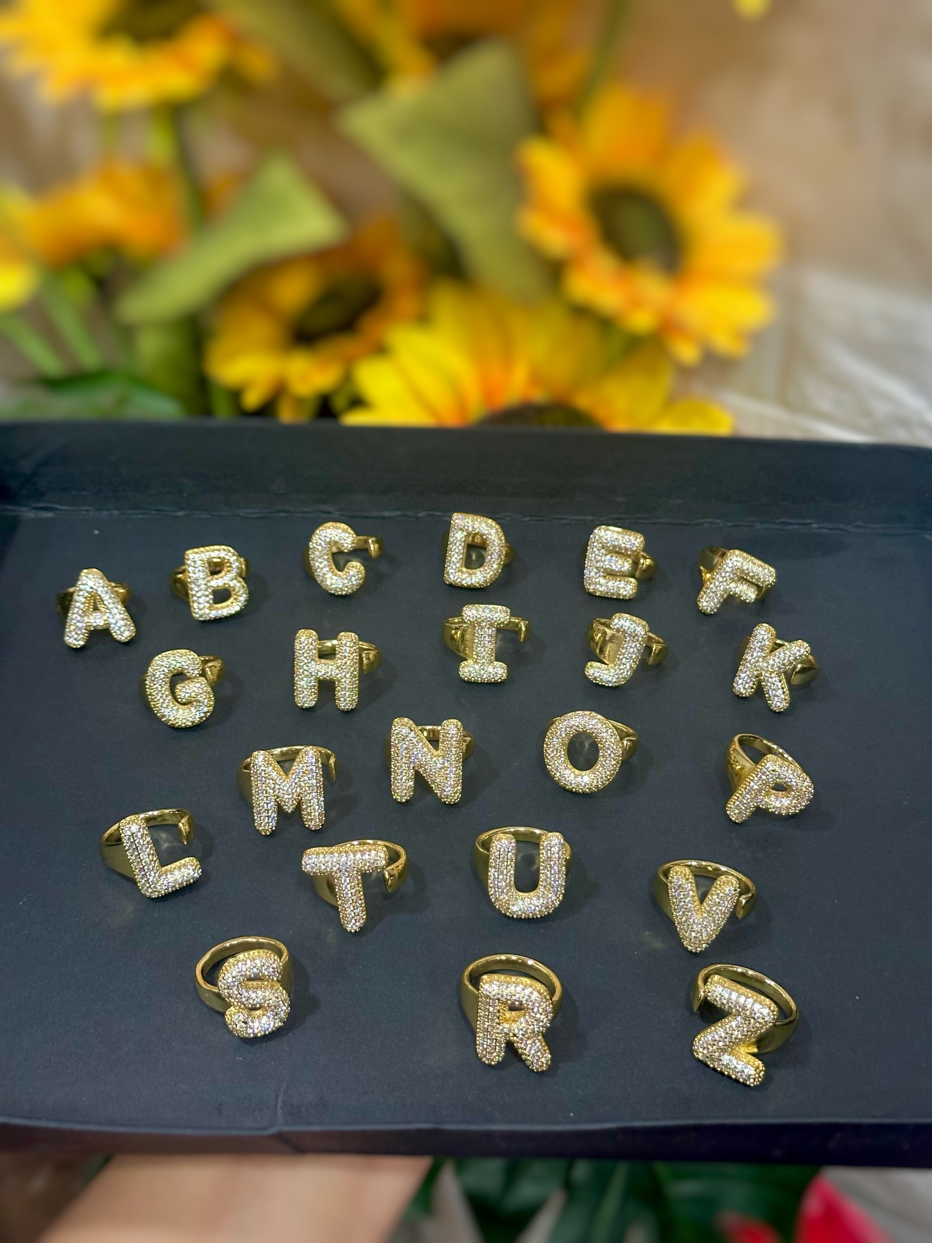 Initials Ring