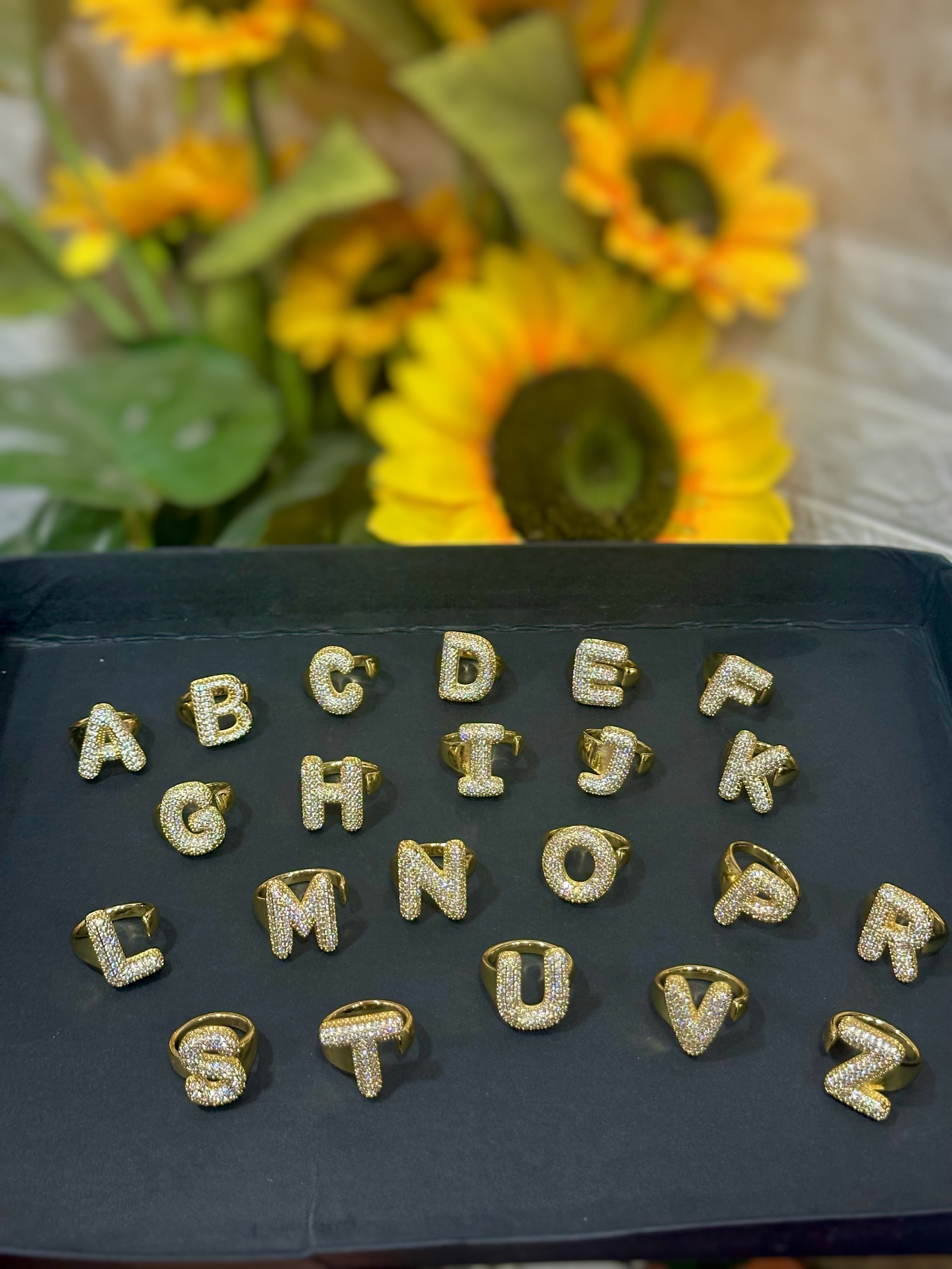 Initials Ring