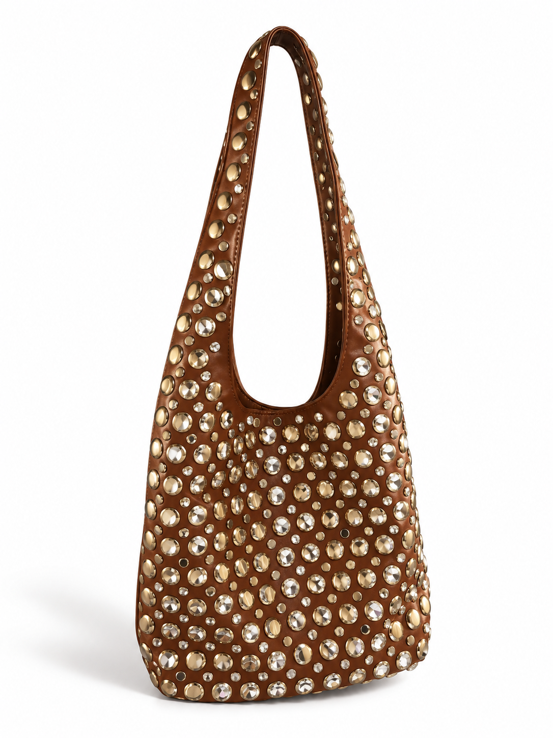 Monaco Studded Hobo Bag