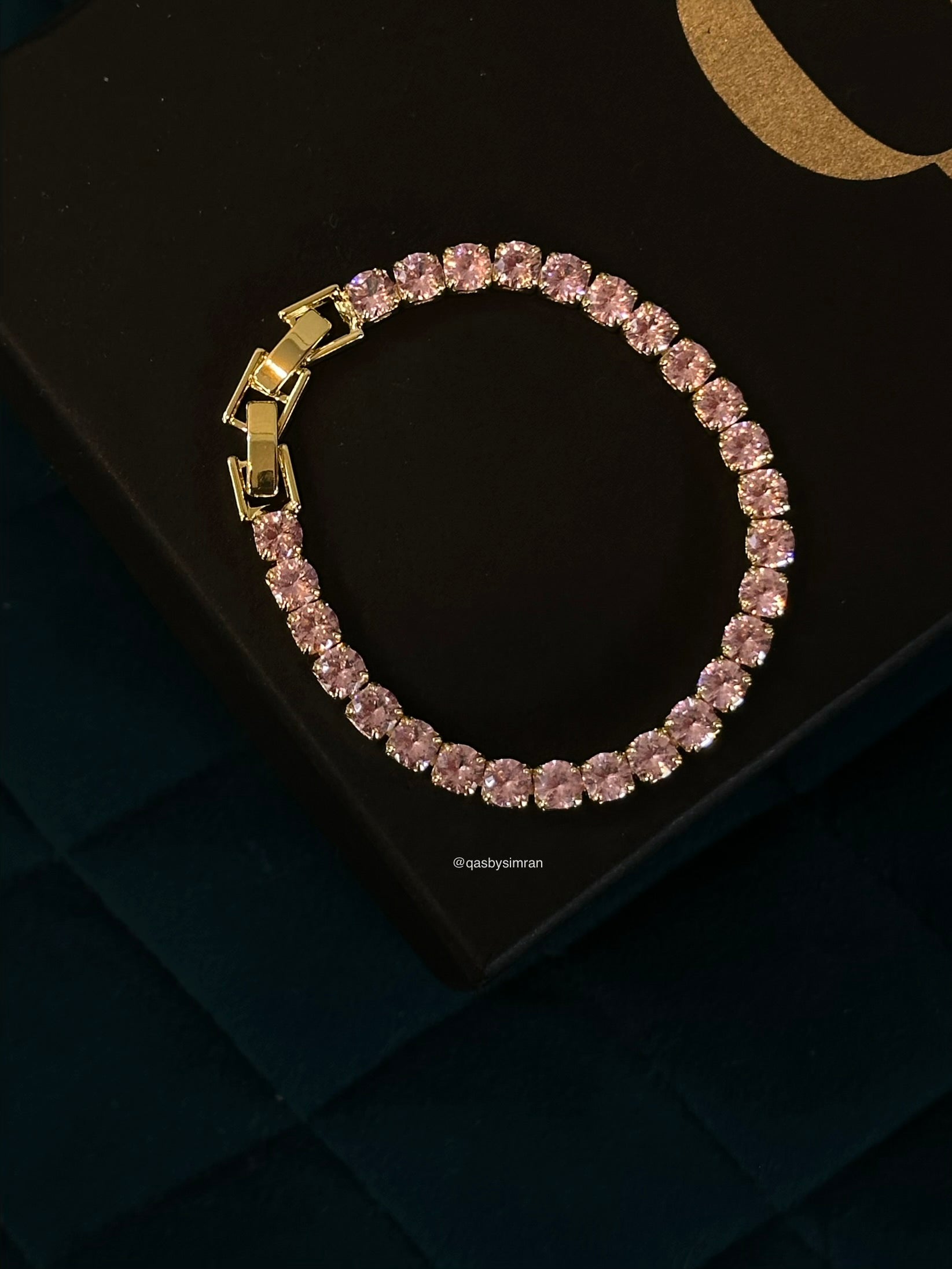 Diana Pink Please Tennis Bracelet