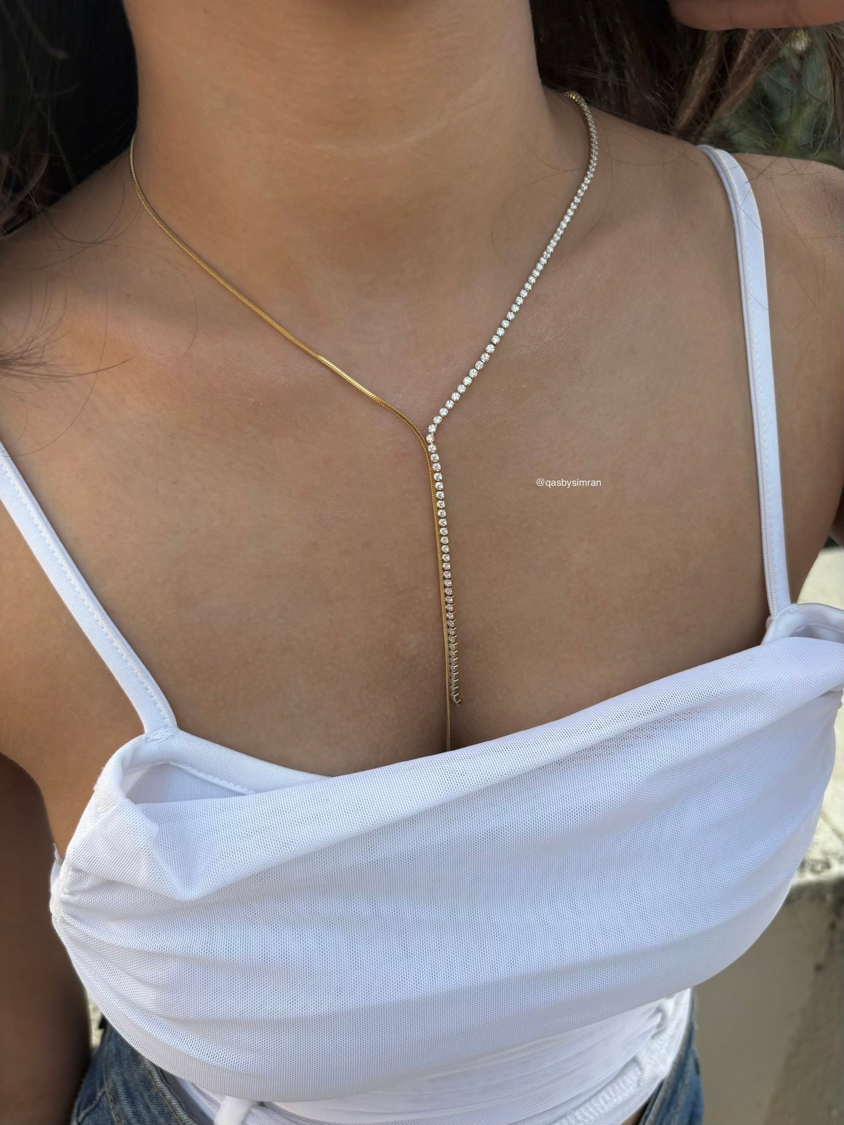 Lumi Y Necklace