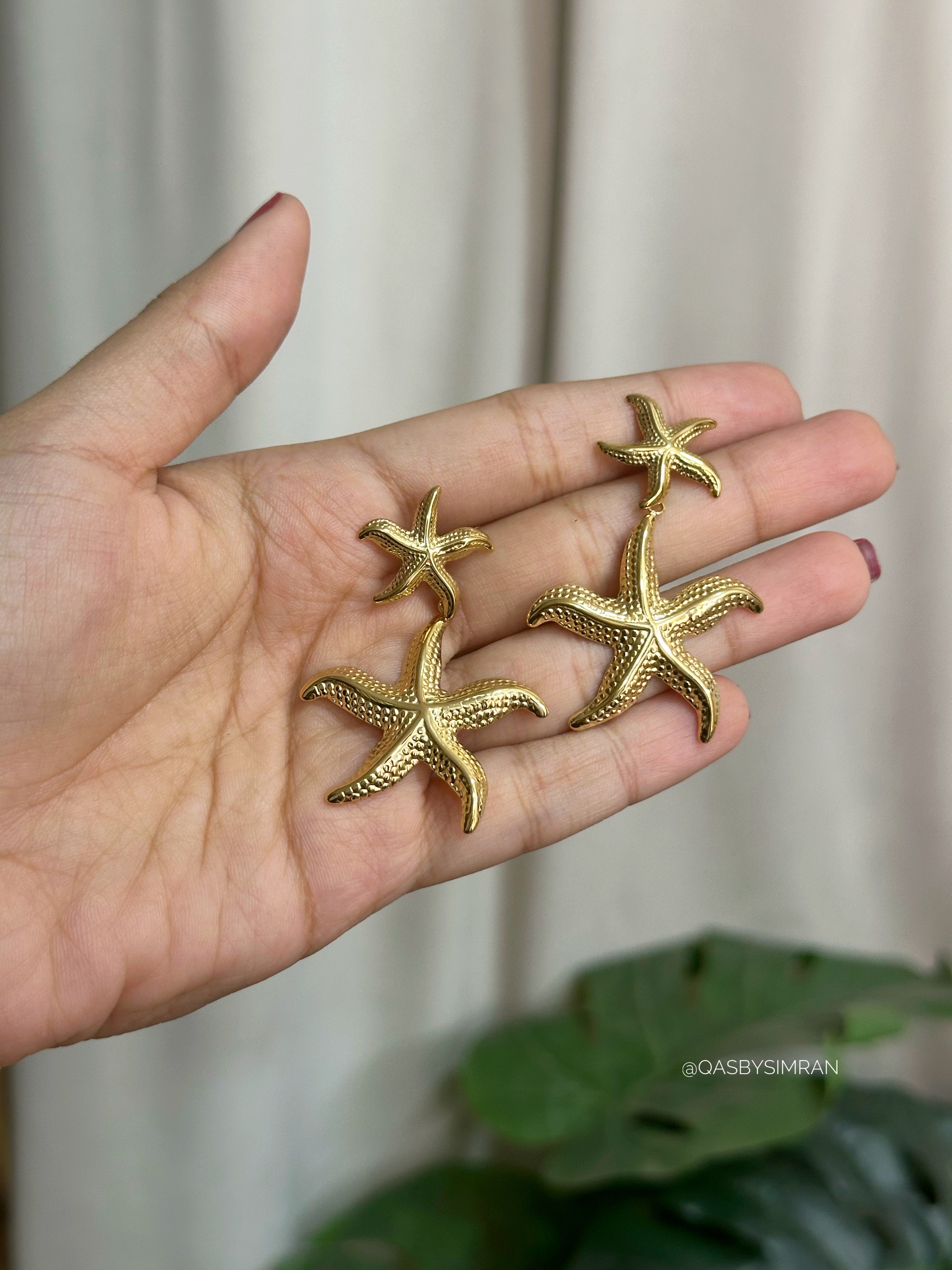 Starfish Statement Earrings