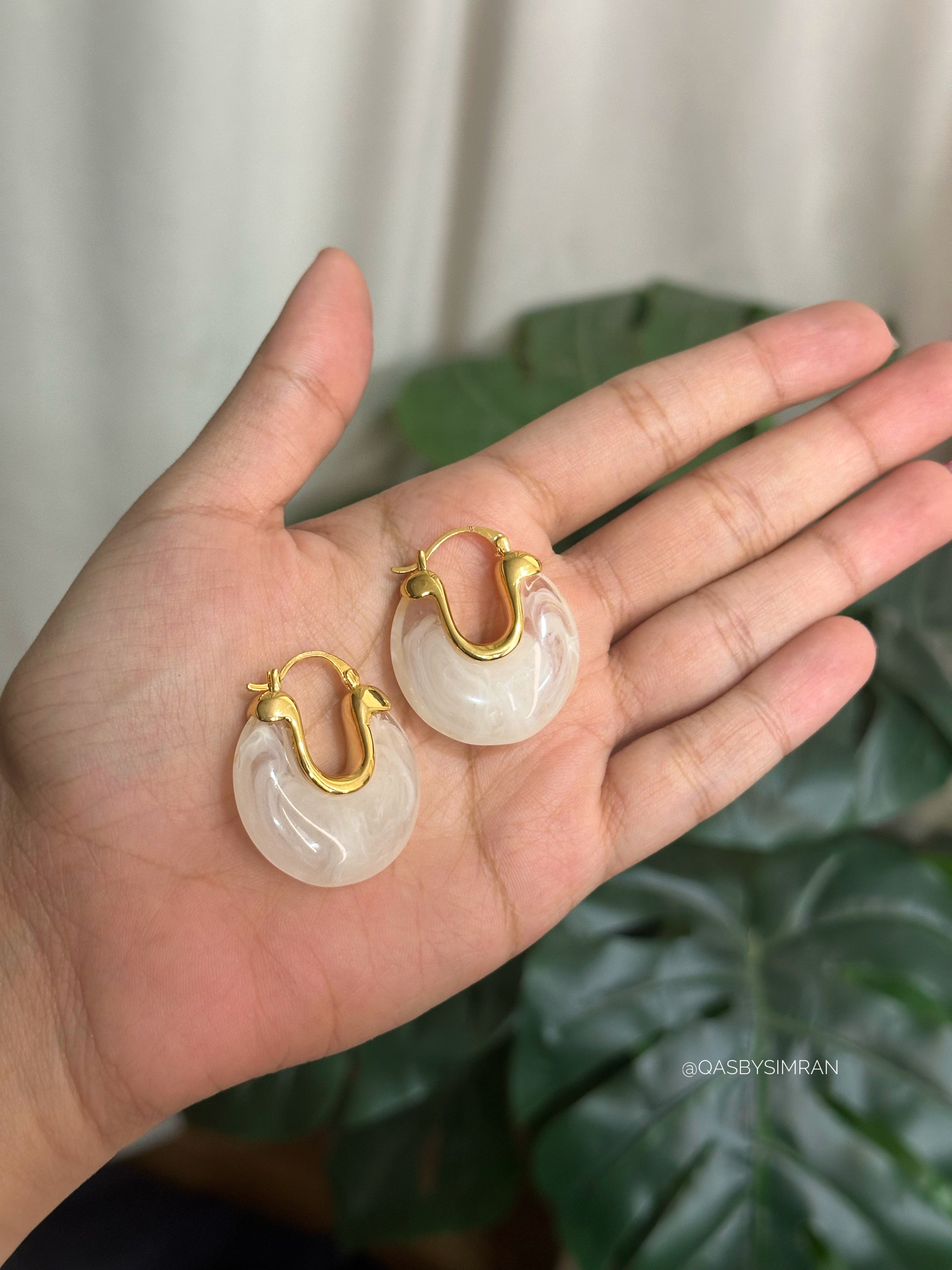 Resin Statement Earrings