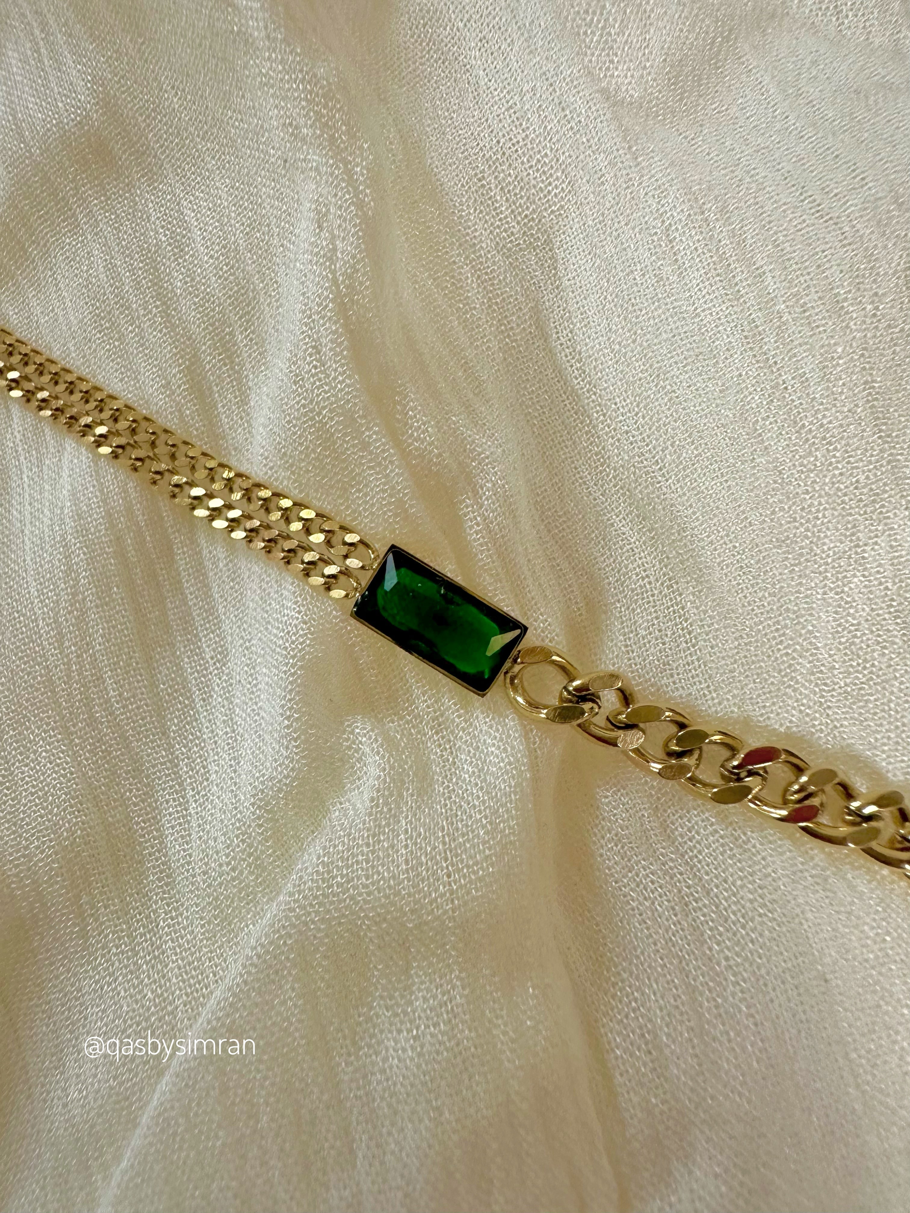 Alia Emerald Bracelet