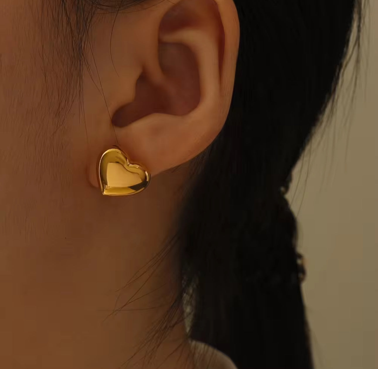 Mini Heart Studs