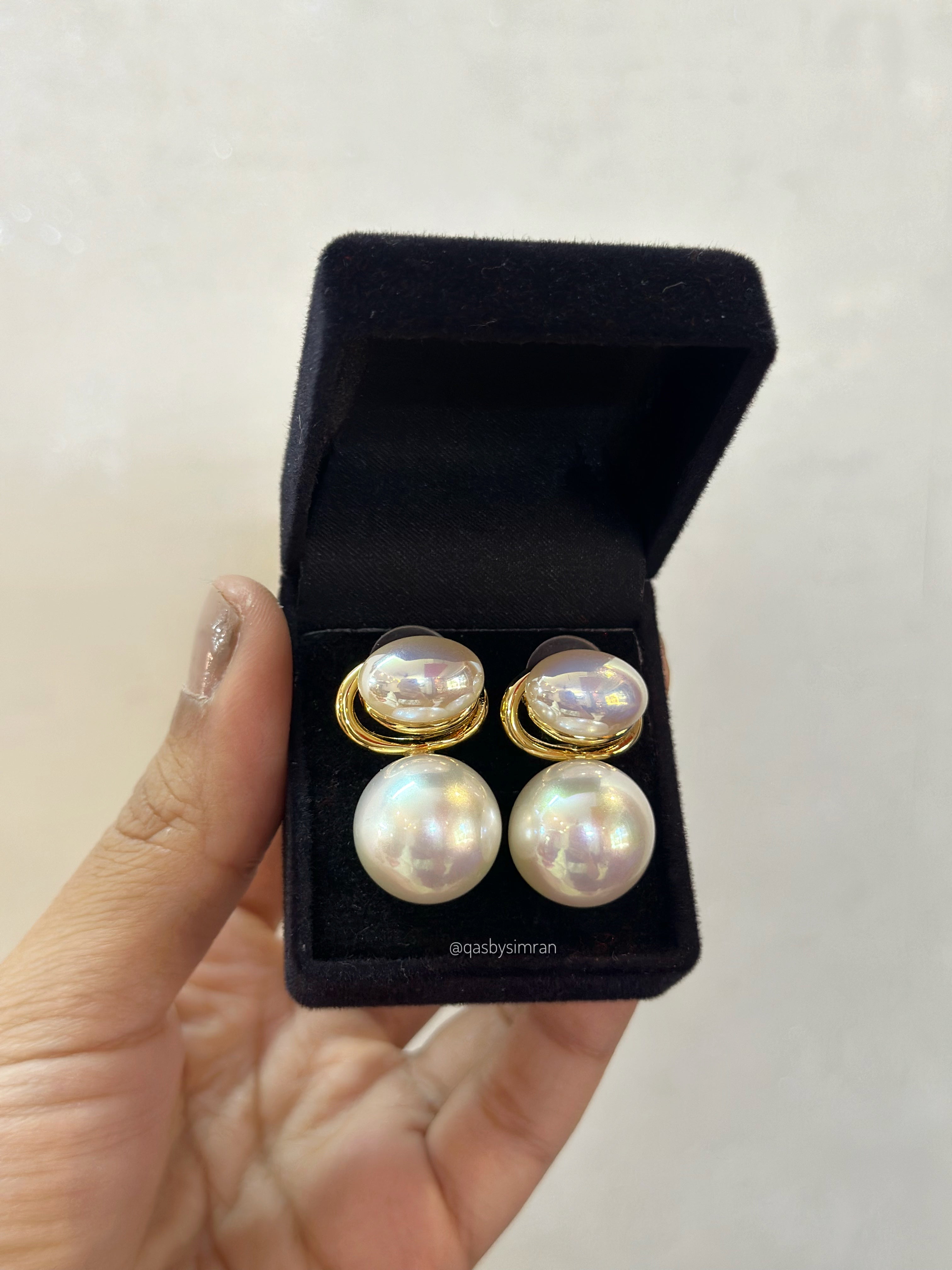 Pearl Paradise Statement Earrings