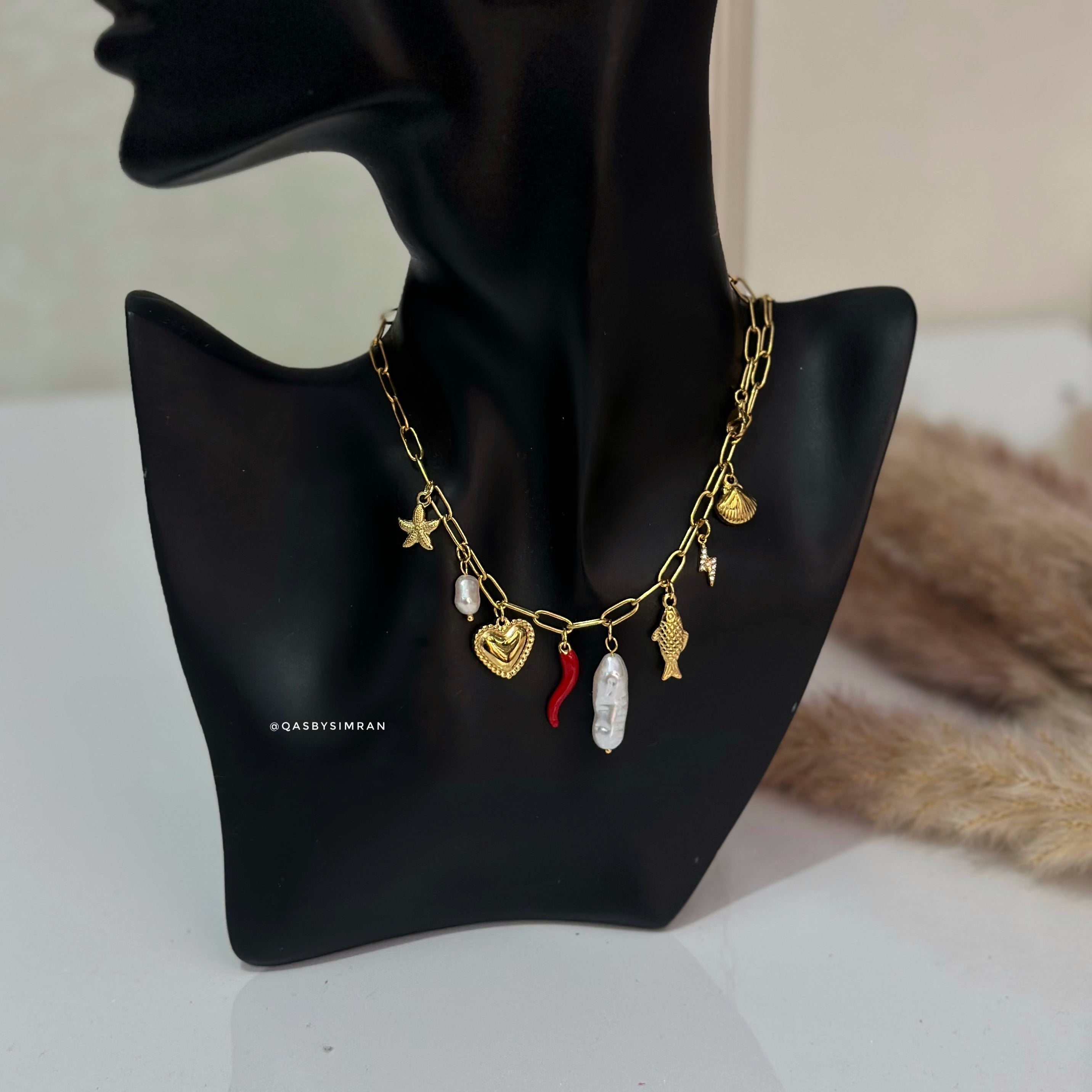 Chillie Multi Charm Necklace