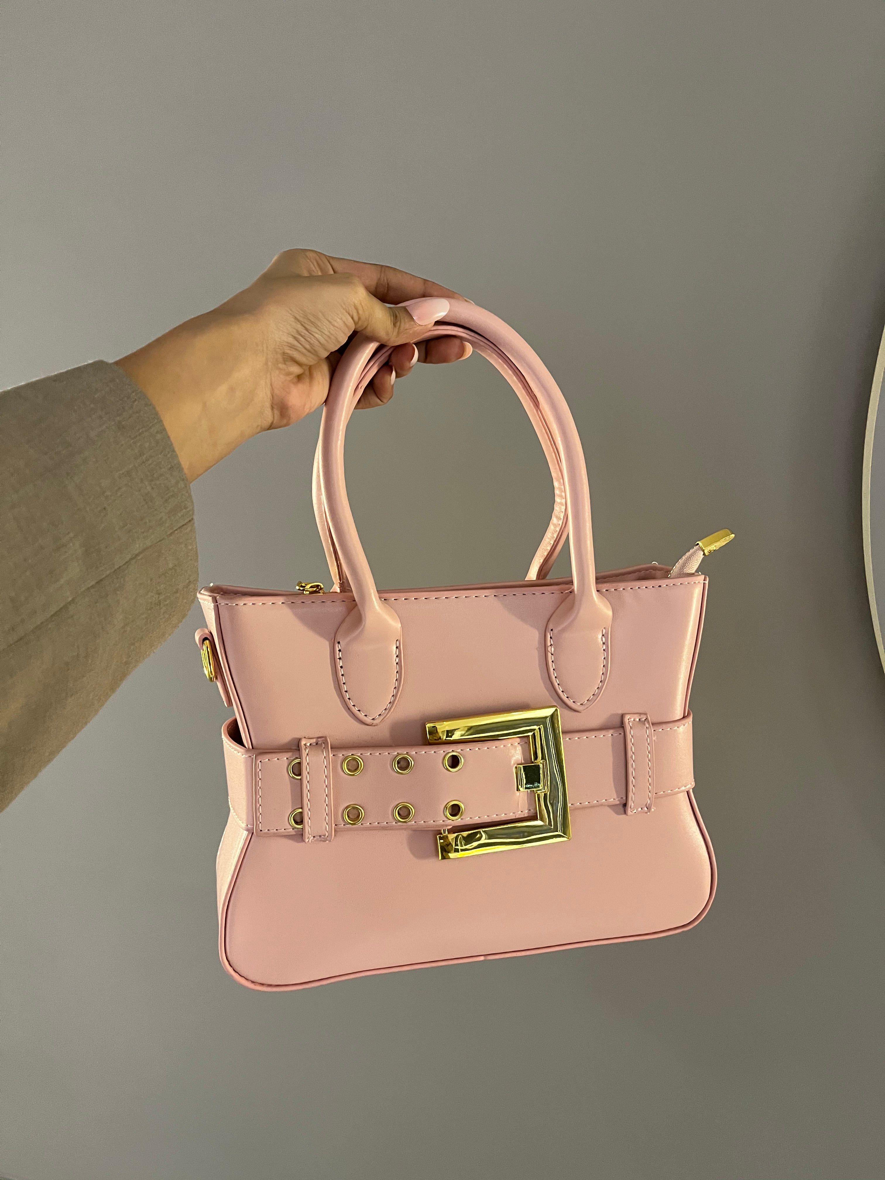 Issadora Structured Bag (Plush Pink)