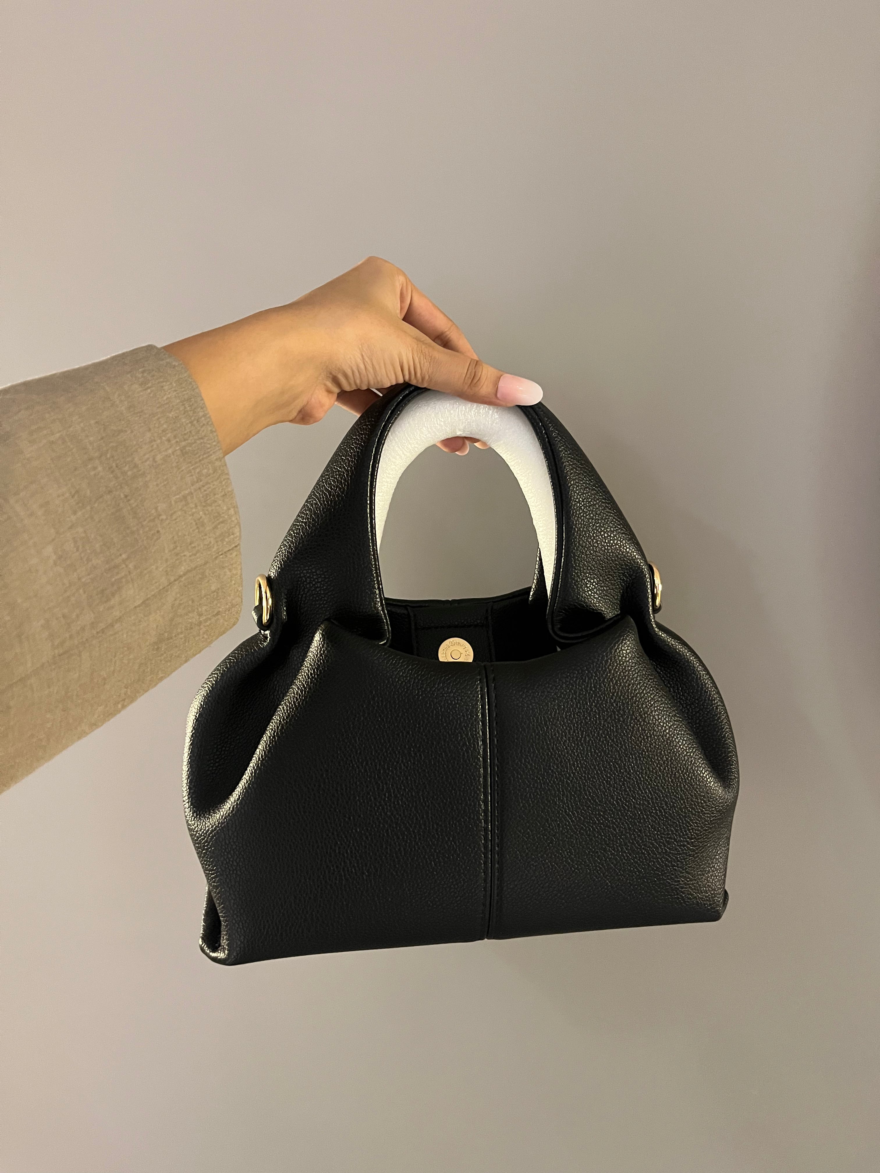 Sylvie Luxe Handbag & Sling (Black)