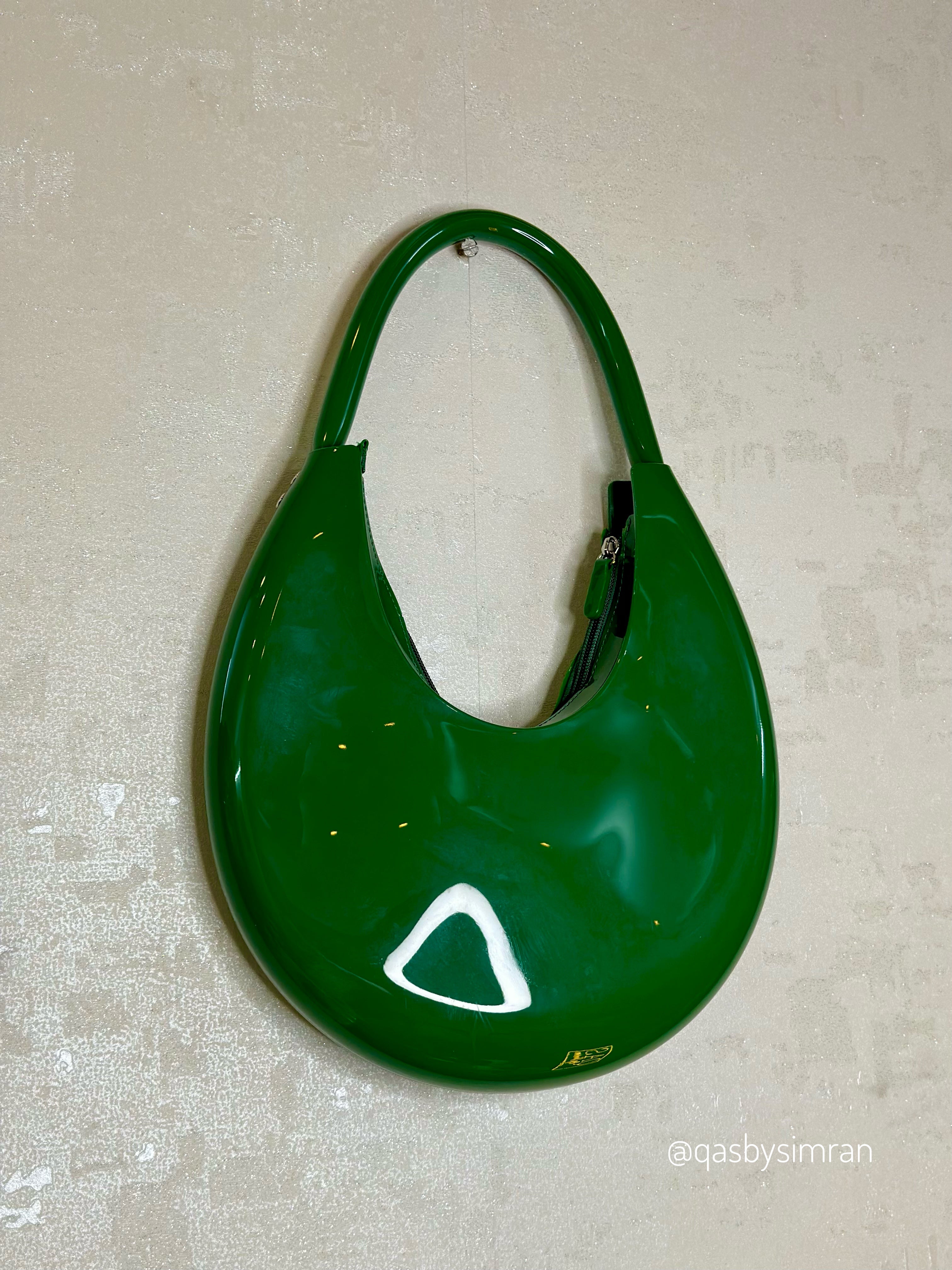 Cleo Statement Bag - Royal Green