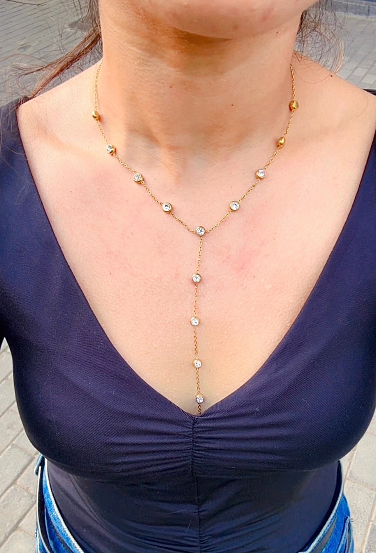 Jocasta Long Chain Statement Necklace