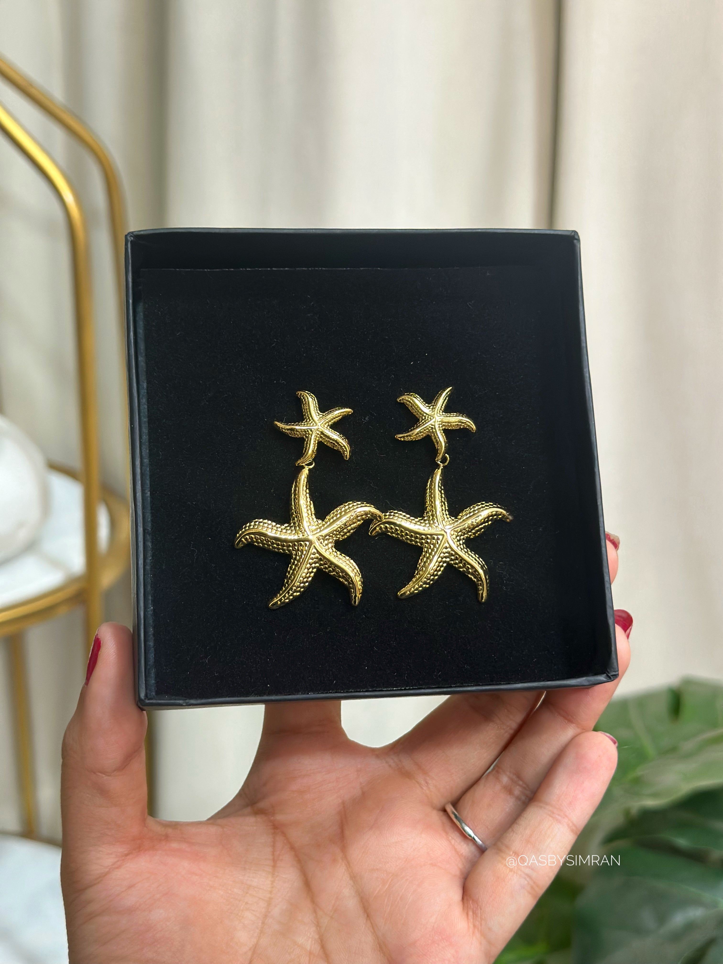 Starfish Statement Earrings