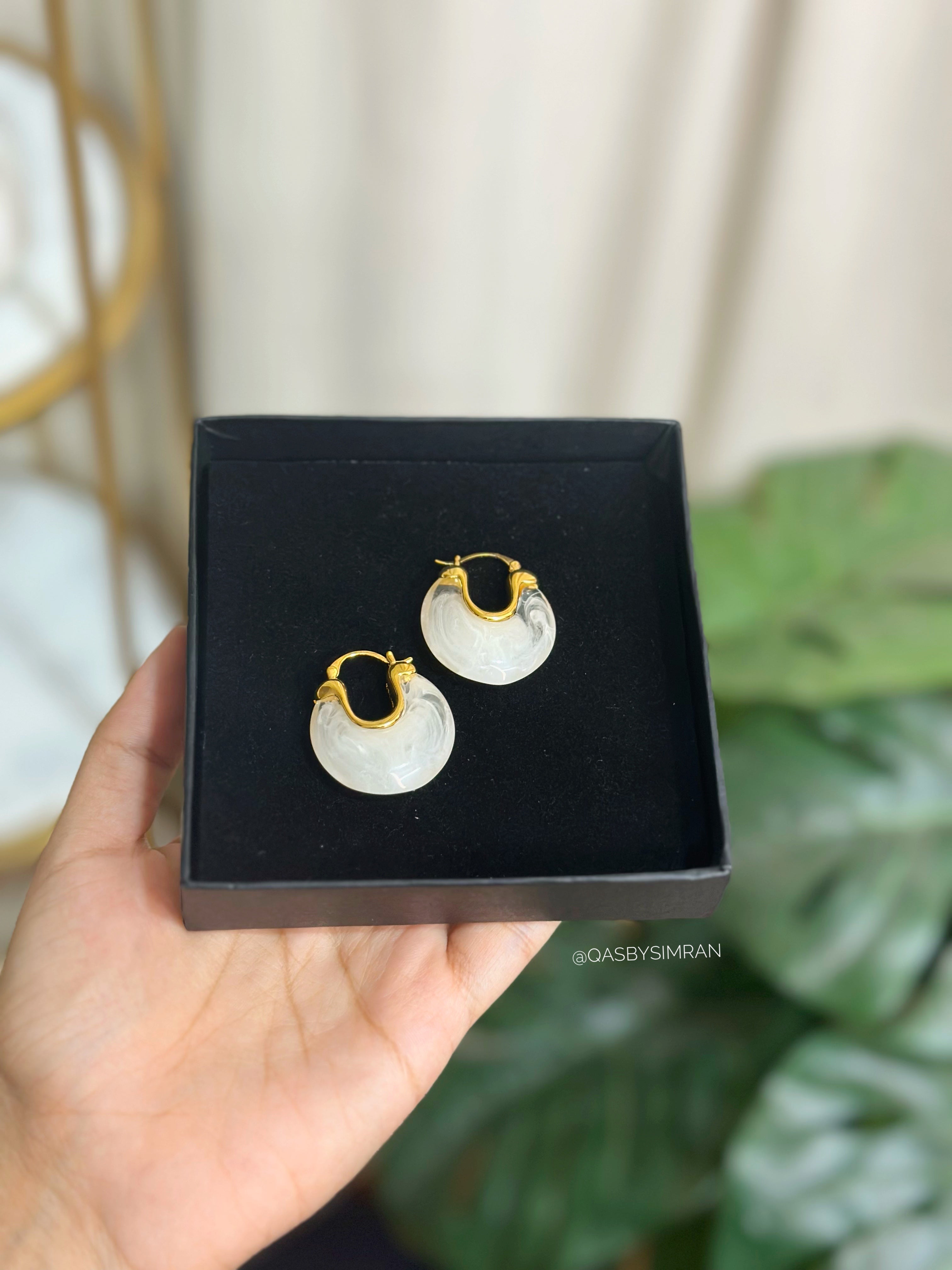 Resin Statement Earrings