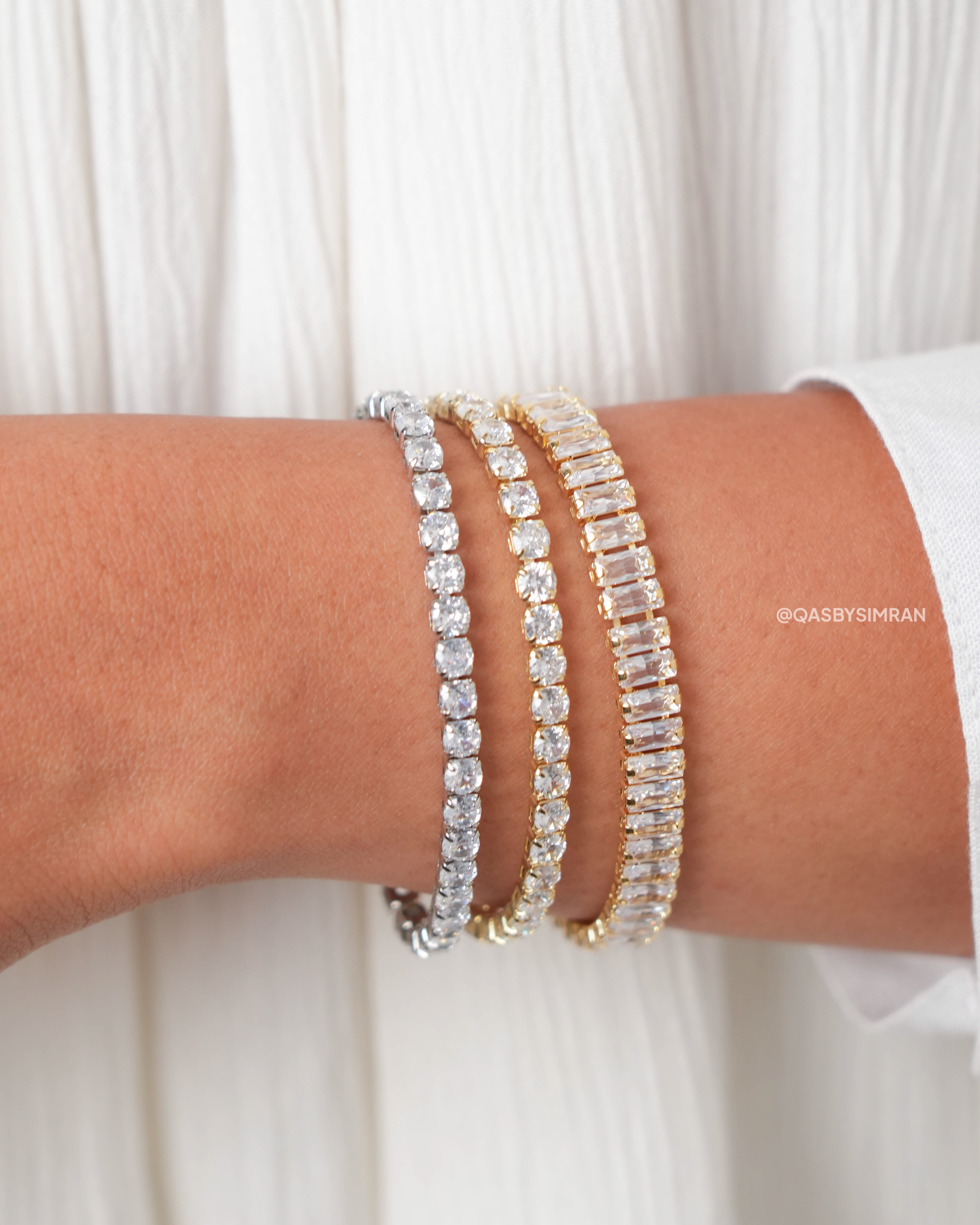 Tennis Bracelet Stack