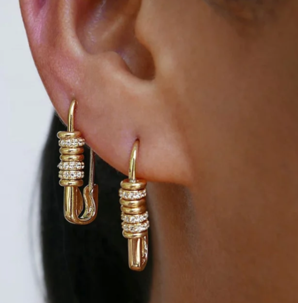 Safety Pin Earrings