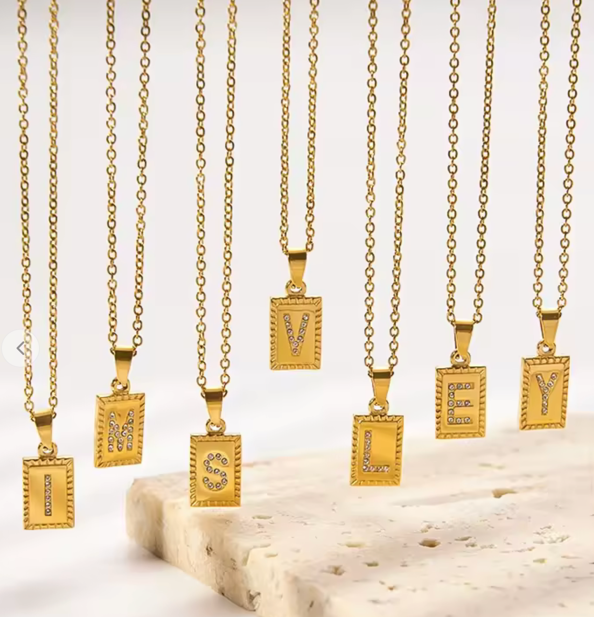 Mini Initials Necklace