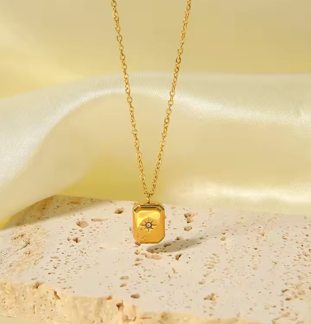 Matte Finnish Starlet Necklace